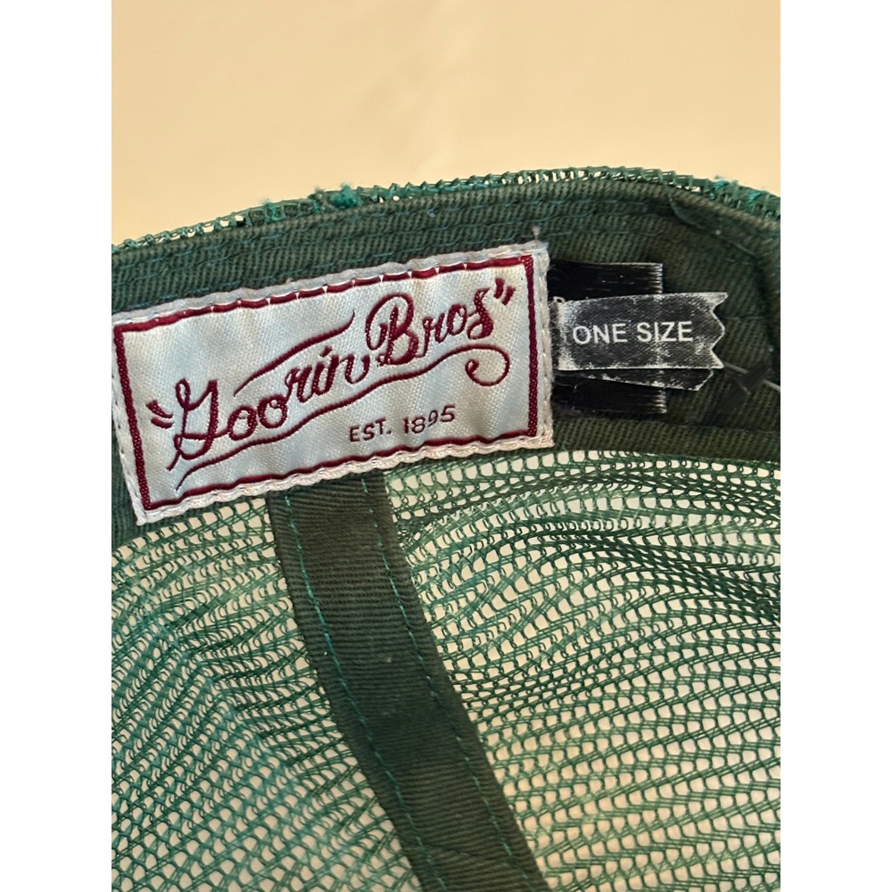 Goorin Bros Mens Trucker Hat Animal Farm Peacock One Size Blue Green Snapback - Picture 9 of 11